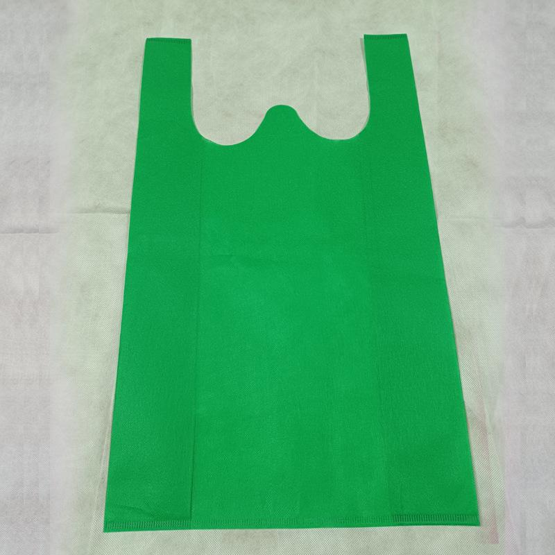20pcs StoBag Non Woven Carrier T Shirt Bags Durable Reusable Bags for Party Food Takeout Gift Packing