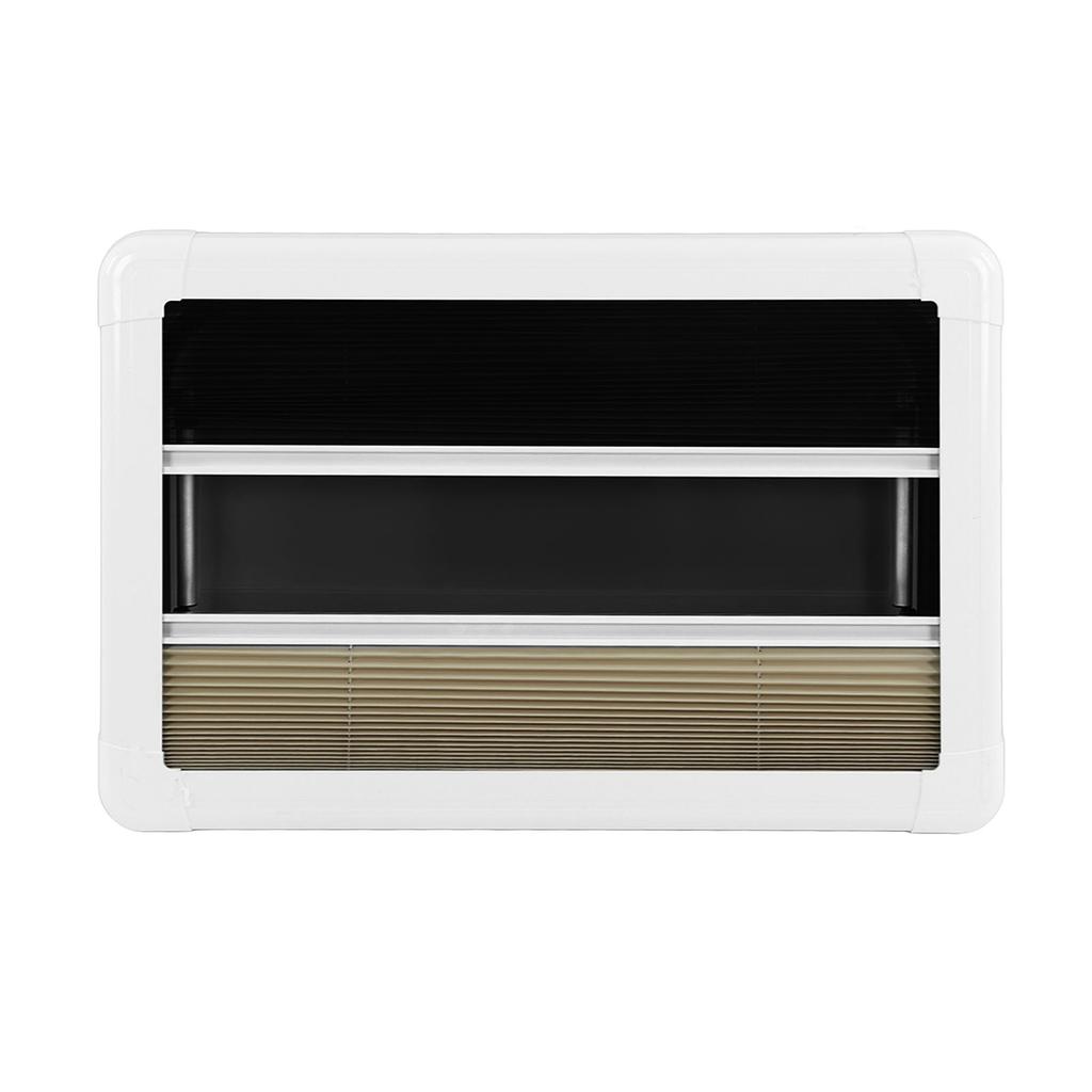 RV Push Out Window 700x450mm Double Layer UV Resistant Sound Heat Insulation External Exit Window wi