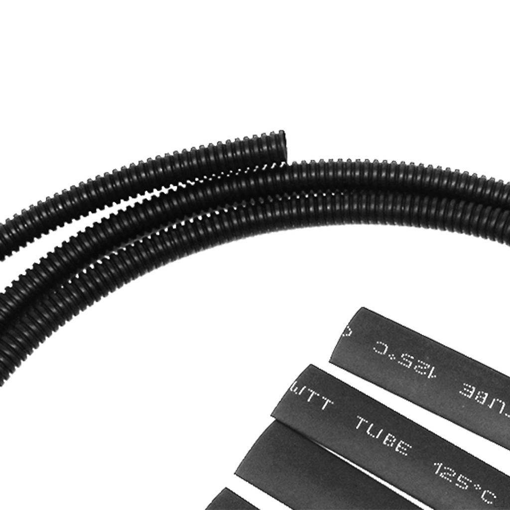 1,6M Scheibenwaschschlauch-Kit, Scheibenwischerverbinder-Durchm. 4,5mm gewellt
