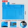 Mobile Phone Computer Repair Work Table Mat Multifunctional Magnetic High Temperature Heat Insulation Silicone Mat