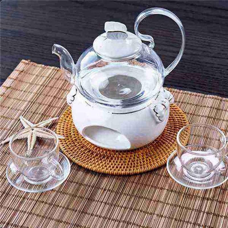A84E-20 Pcs Rattan Trivets For Hot Dishes-Insulated Hot Pads,Durable Pot Holder For Table,Heat Resistant Mats For Kitchen