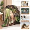 Cartoon Honkai Impact 3rd Mobius Flannel Blanket Cover Warmth Soft Anime Blanket Multifunctional Decor Home Universal Blankets