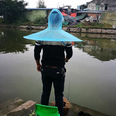 Herren Schirmhut Faltbar Erwachsene Regenschutz Schirmkappe Wasserdicht Freihändig Transparent Outdoor Angeln Schirmhut