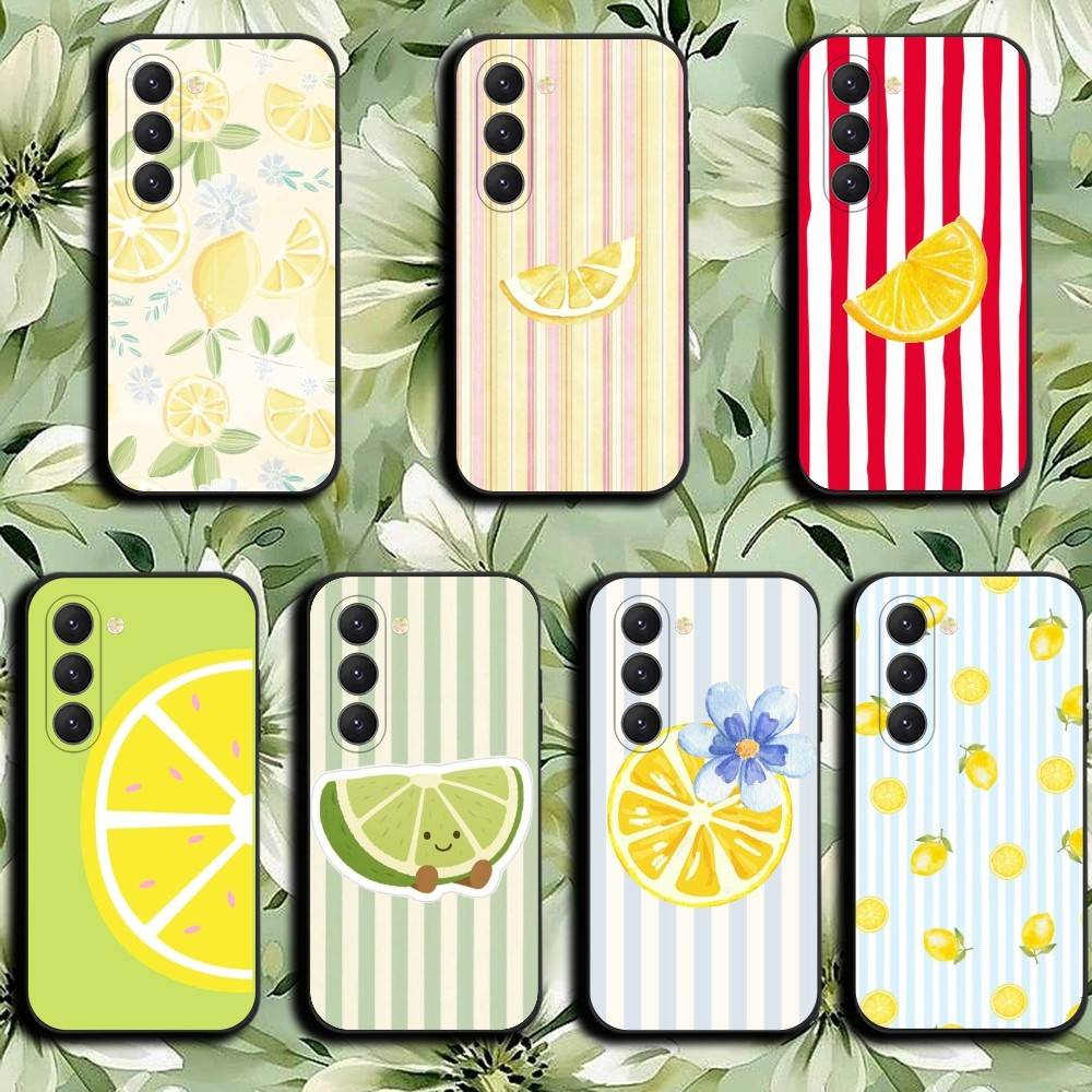 Style Lemon Phone Case For Samsung Galaxy A52 A42 A32 A22 A12 A02S A72 A73 A51 A41 A31 A21S A71 A40 A30S A20S