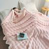 Solid Thickened Bubble Velvet Blanket Super Soft Cozy Flannel Sofa Cover Blanket Single Double Office Nap Air Conditioning Shawl