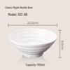 Wuhe 9-inch Melamine Classic Ripple Soup Bowl