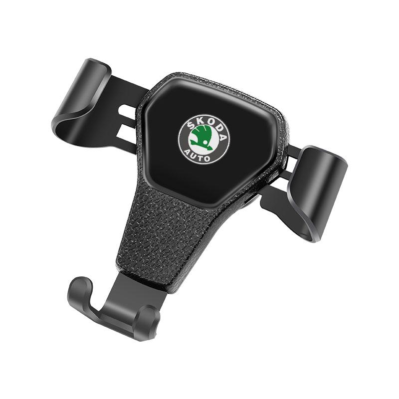 Supporto per Telefono Auto HIAQ2 per Bocchetta d'Aria con Sensore G, Supporto GPS per Smartphone per Skoda Octavia Kodiaq Superb Yeti Kamiq Fabia Karoq Scala Rapid Enyaq