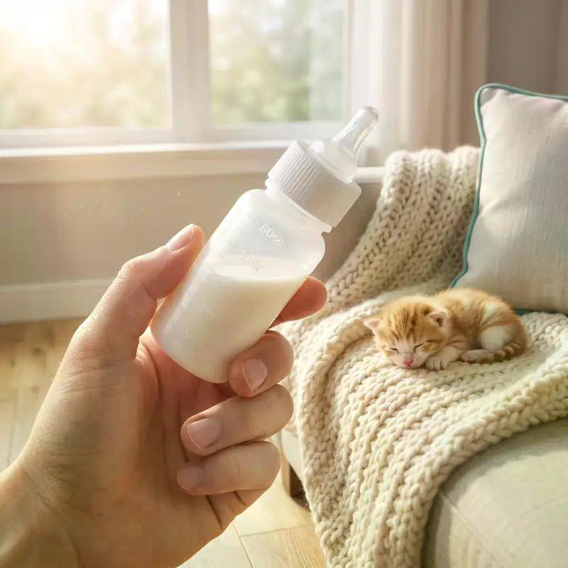 1Pcs 60/100ml Feeding Tool Small Animals Mini Nipple Replacement Cat Newborn Milk Bottle Pet Nursing Pet Feeding Bottle Kits