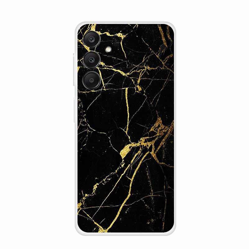 Marble Patterns Phone Case for Samsung A25 Soft Transparent TPU Clear Cover for Samsung Galaxy A 25 Protective Silicone Shell