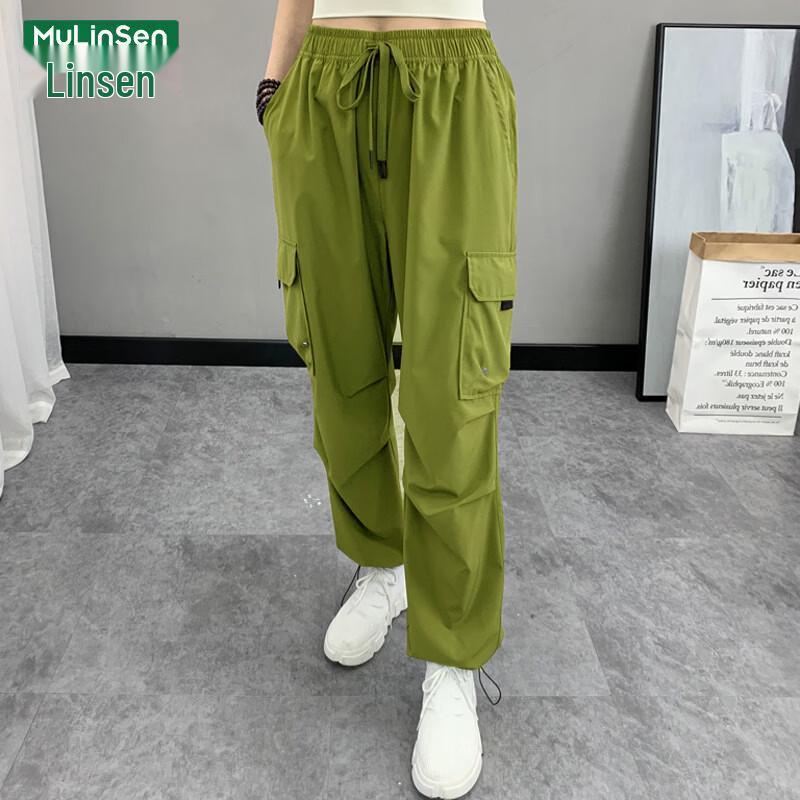 MULINSEN Damen schnelltrocknende lockere Cargo-Wanderhose
