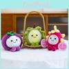 Fruit Plush Toy Bean Bag Durian Dragon Fruit With Soft Cotton For Kids Playroom Decor