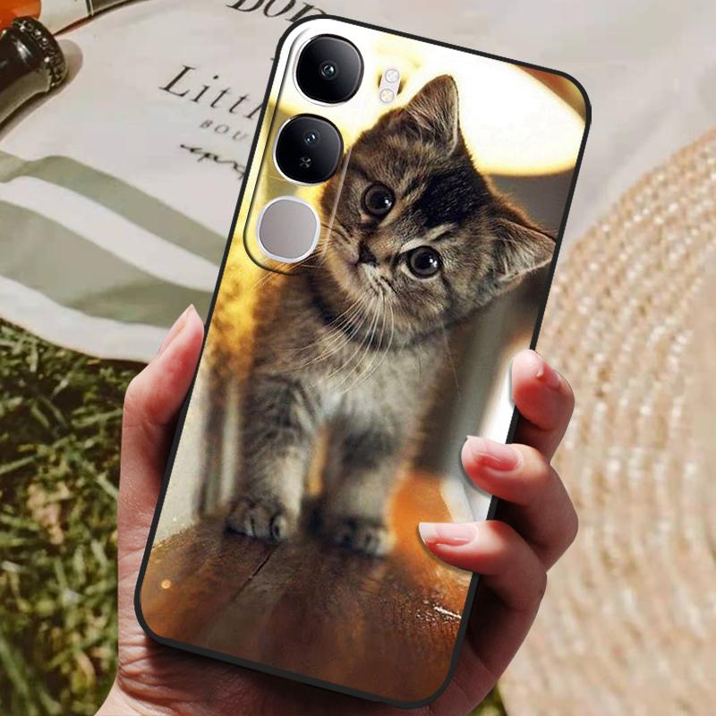 For Vivo V40 Lite 4G 5G V40Lite (IDN) V40E V 40 SE Case Luxury Painted Phone Silicon Back Cover For Vivo Y200 Y300 Cases Shell