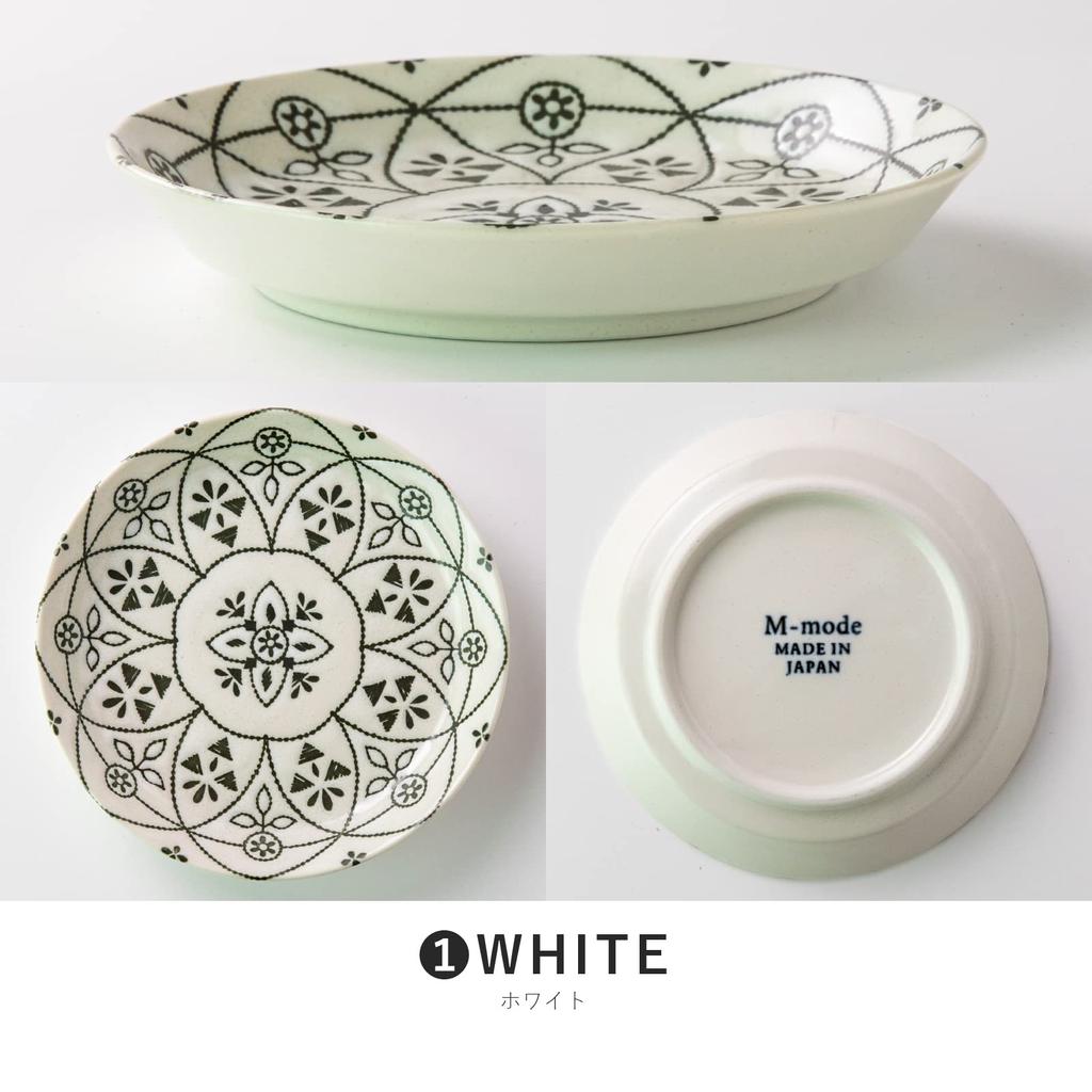 Minoru Pottery (Minorutouki) Small Plate Moroccan White S (Diameter 14cm)