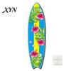 Wooden Surfboard Sign Hawaiian Wall Art, Tropical Beach Decor Sign, Summer Aloha Theme Hanging Plaque Durable for Living Room Kids Room, Coastal Ocean