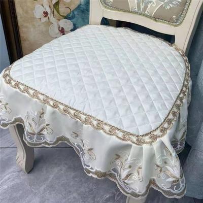 High-end European Dining Chair Non-slip Pad Household Thickened Universal Stool Mat Simple Lace Dining Chair Decorative Cushion
