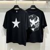 Kanye West 2026 Tour Stampa T-shirt Unisex Wounisex Vintage T-shirt Manica Corta Ampia Casual Hiphop Cotone T-shirt Streetwear Top