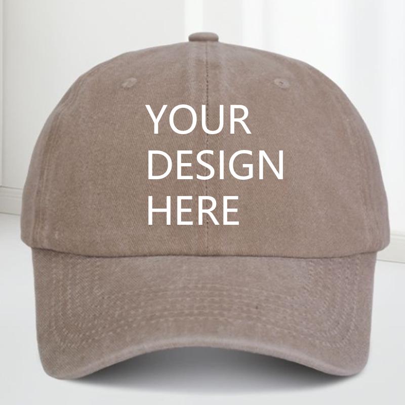 

Custom Logo Retro Baseball Cap for Men and Women DIY05 Design Letter Hat Customize Cap Graphic Print Wholesale