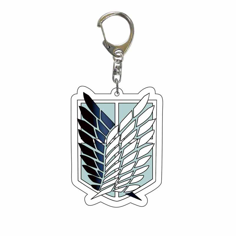 Attack On Titan Anime Acrylic Keychain Pendant - Creative Jewelry Gift