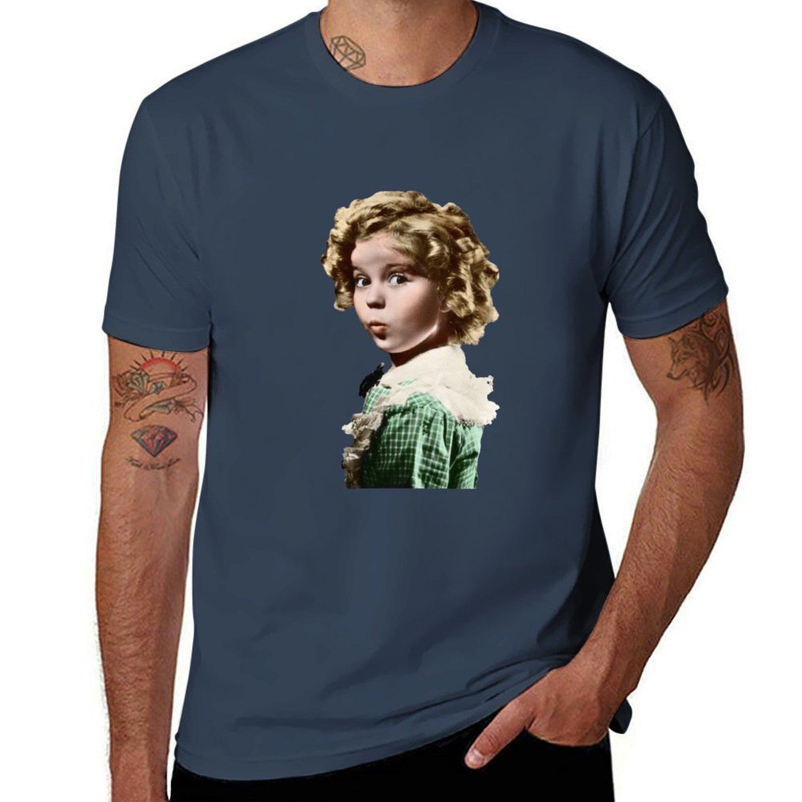 Shirley Temple Oh My Goodness Tshirt Functional Casual Short Sleeve Tee S