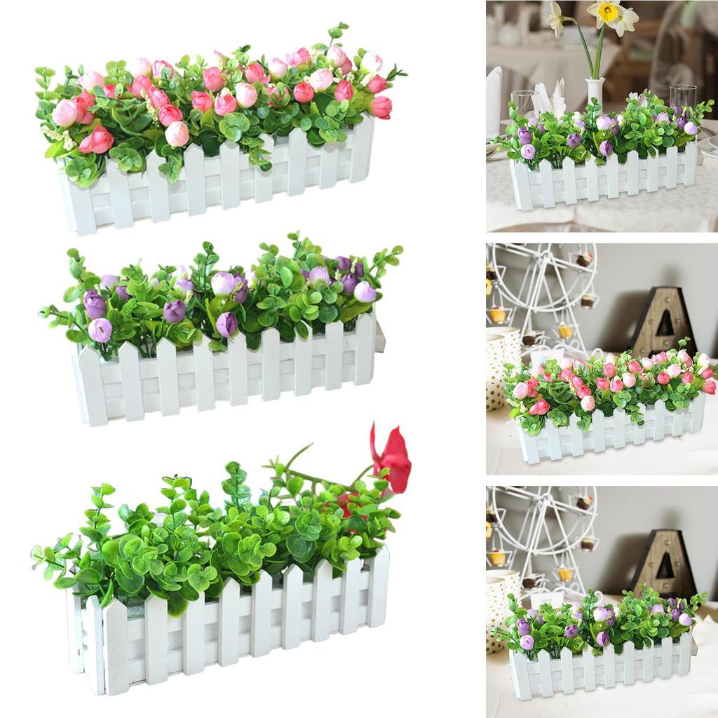 Artificial Flower Plant Decorative Gifts Fake Plant for Bedroom Home Wedding