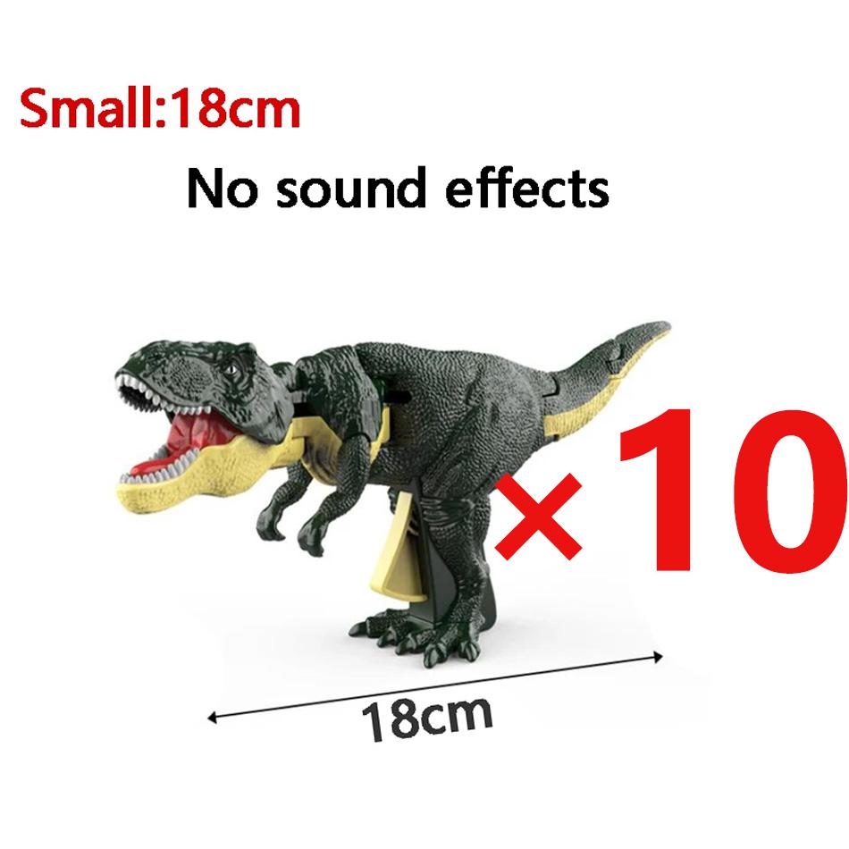 Zabawka Dinozaur Ryczący Naciśnij Ugryź, Elektroniczny T-Rex z Potrząsaną Głową i Efektami Dźwiękowymi, Interaktywny Tyranozaur Rex Prezent dla Dzieci