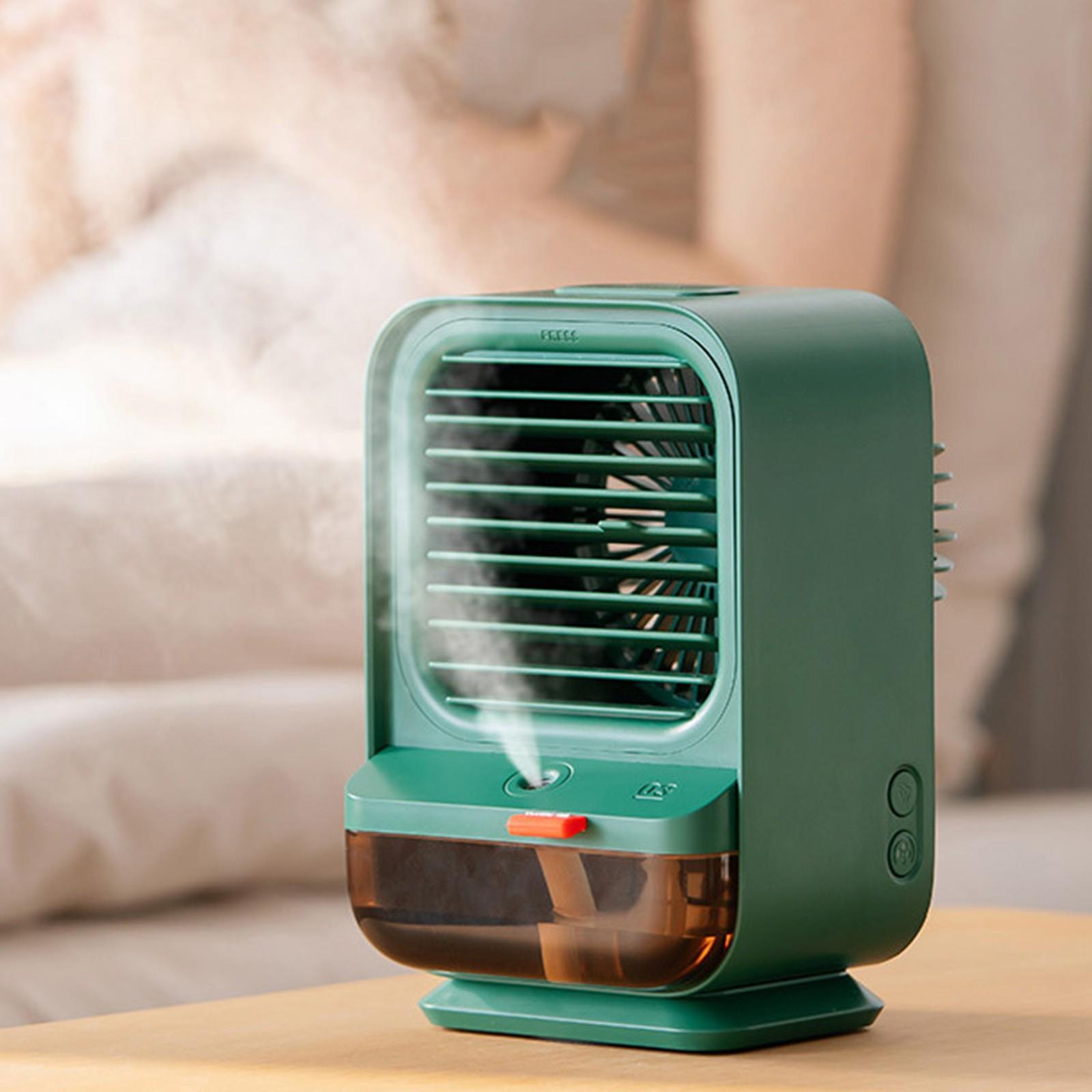 

Портативный кондиционер, вентилятор, распыление, увлажнение, охладитель, увлажнитель зелёный