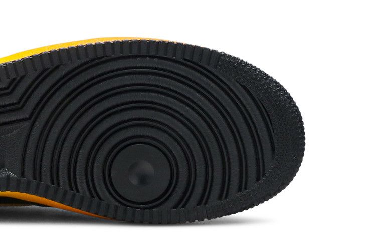 Men's Sneakers Nike Air Force 1 Low Black Yellow Orange Black/Opti Yellow-Orange Peel