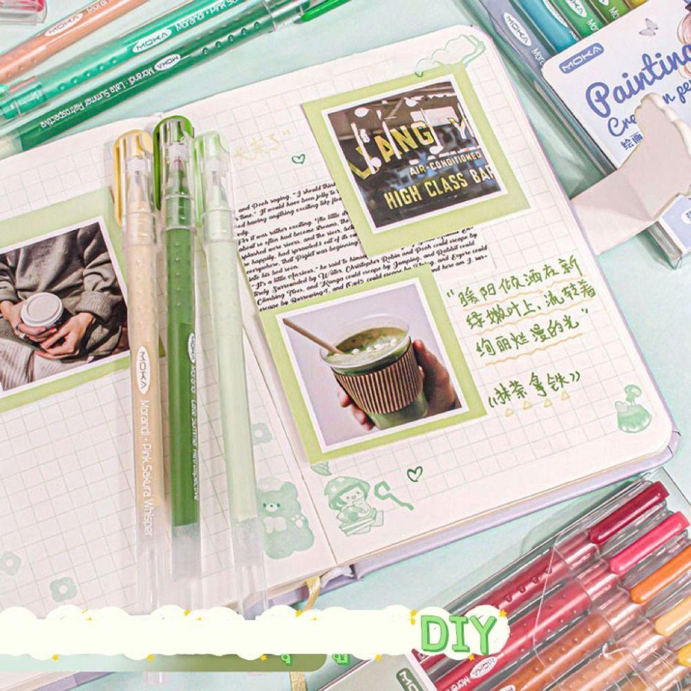 Art Stationery Watercolor Pen Drawing/Painting/Graffiti Marker Pen Portable Scrapbook Pen