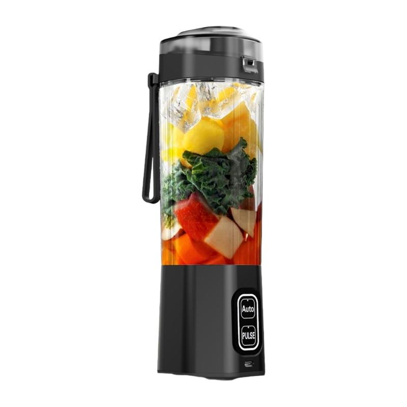 

Portable Blender for Shakes and Juice Rechargeable Blender Fruit Juice Mixer for Travel/Picnic/Office/Gym/Sport чёрный