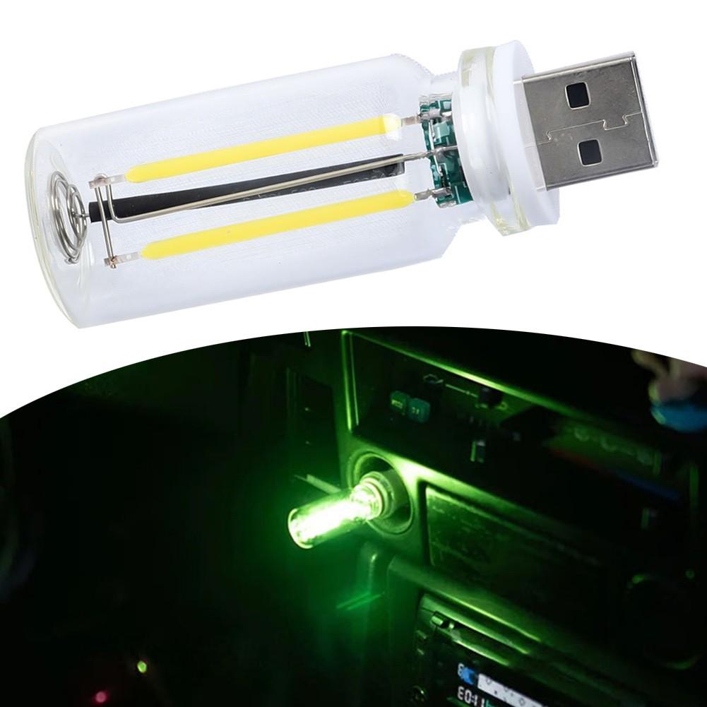 Car USB Night Light Dimmable LED Lamp Dual Filament Design