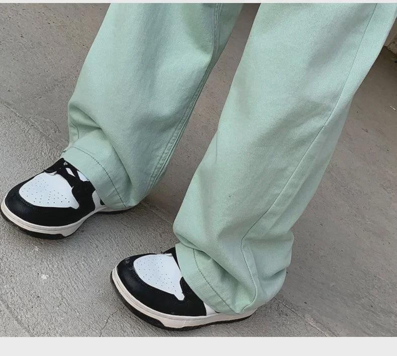 Women's High-Waist Wide-Leg Jeans - Autumn/Winter Casual Vibe