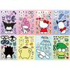 Sanrio Dress Up Sticker, Children'S Cute Cartoon Character Toy Puzzle Diy Decoration Waterproof Sticker Gift