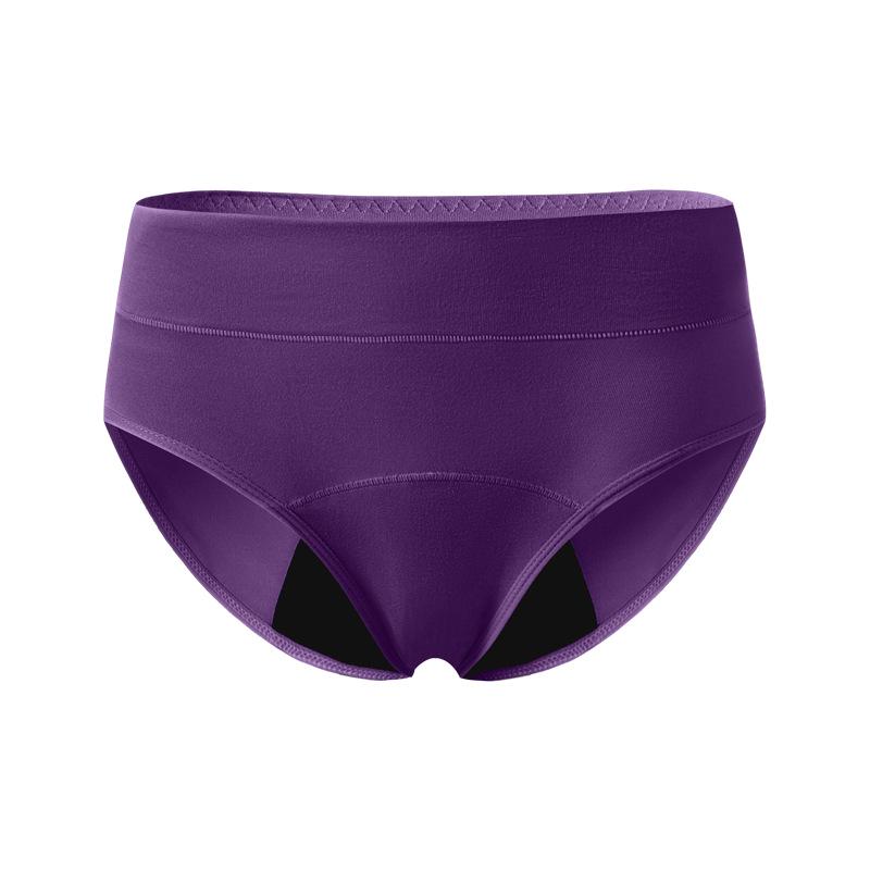Women's Mid-Waist Plus Size Menstrual Underwear - Breathable & Absorbent