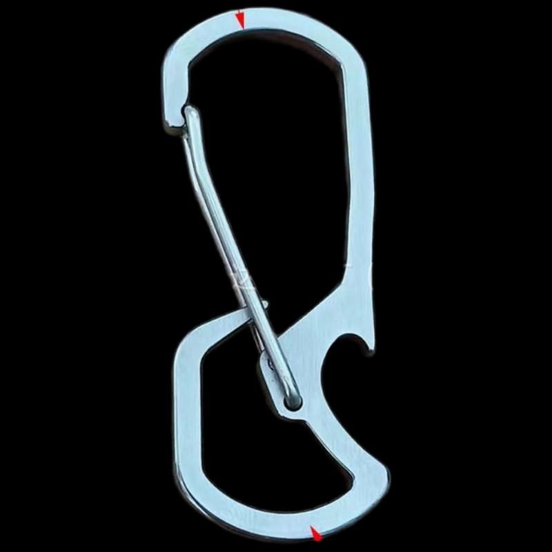 Stainless Steel Multi-tool Keychain with Bottle Opener