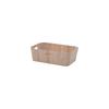 YAMAZEN Storage Box, Medium Size, Shallow, Paper, Wood Grain Finish, Lightweight, for Clothing and