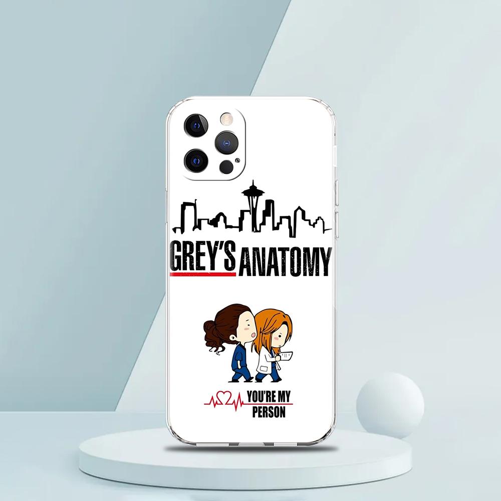 

Greys Anatomy You Are My Person Luxury Phone Case For iPhone 16 15 14 13 12 11 Pro Max XS X XR SE 7 8 Plus soft Clear Cover iPhone 15