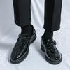 Fashion Fashion Thick Bottom Loafers Black Casual Shoes for Men Oxford Shoes Luxury Brand Formal Business Slip-on Driving Wedding Shoes