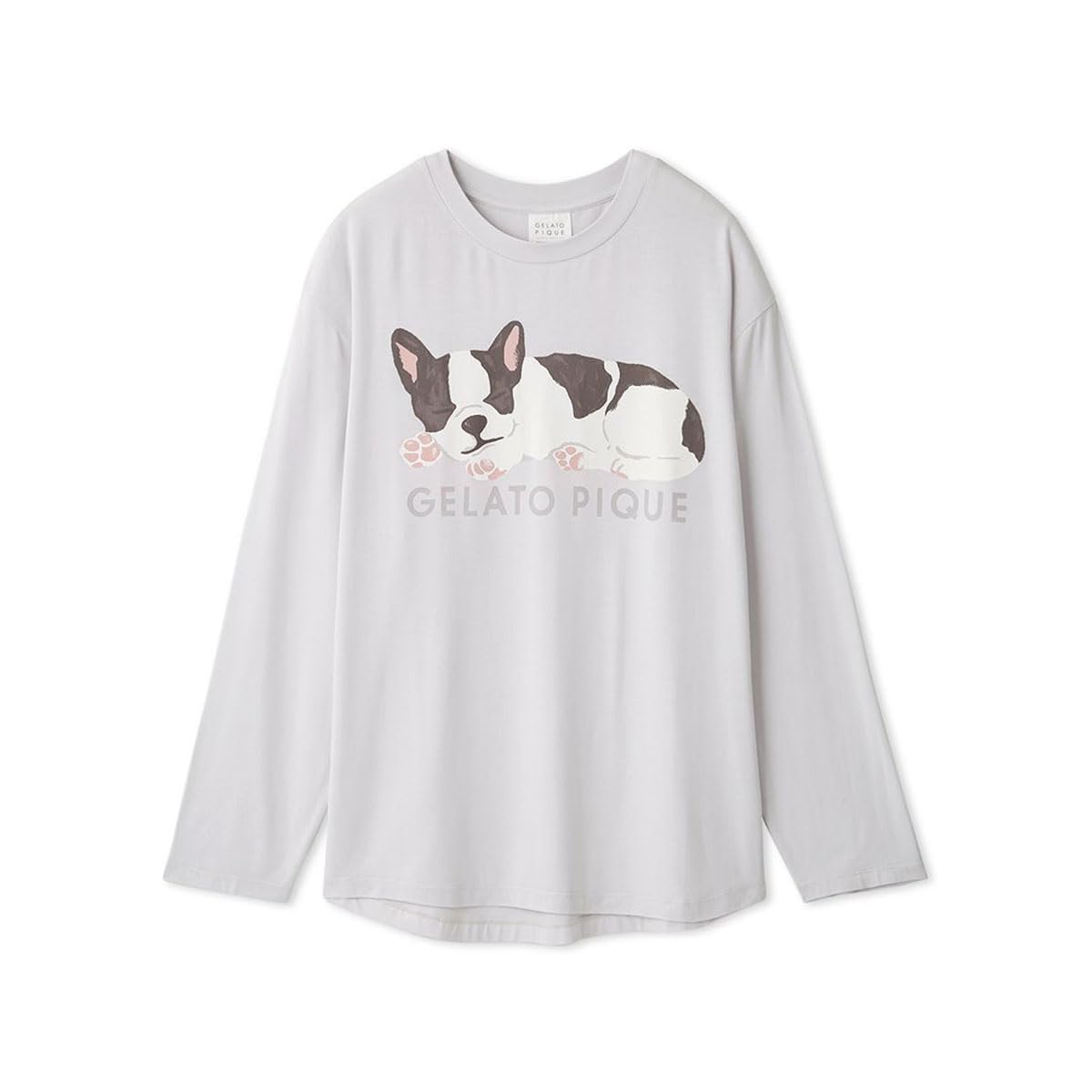 

Gelato Pique Sleeping Dog Free Women s One-Point Long-Sleeved T-Shirt (Blue, Size)