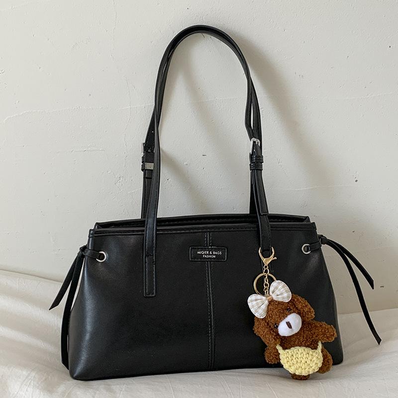 Borsa a spalla sotto il braccio semplice e retrò, Borsa a mano alla moda da donna, Borsa a spalla sotto il braccio capiente per il pendolarismo