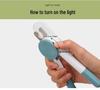 Pet LED Nail Clippers for Cats & Dogs - Blood Line Safety, Grooming Tool