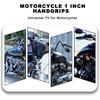 Motorcycle Grips 1" Non-Slip Rubber Handlebar Throttle Grips Motorcycle Handlebar Grips for Harley Davidson Street Glide Sportster 883 Road King Dyna