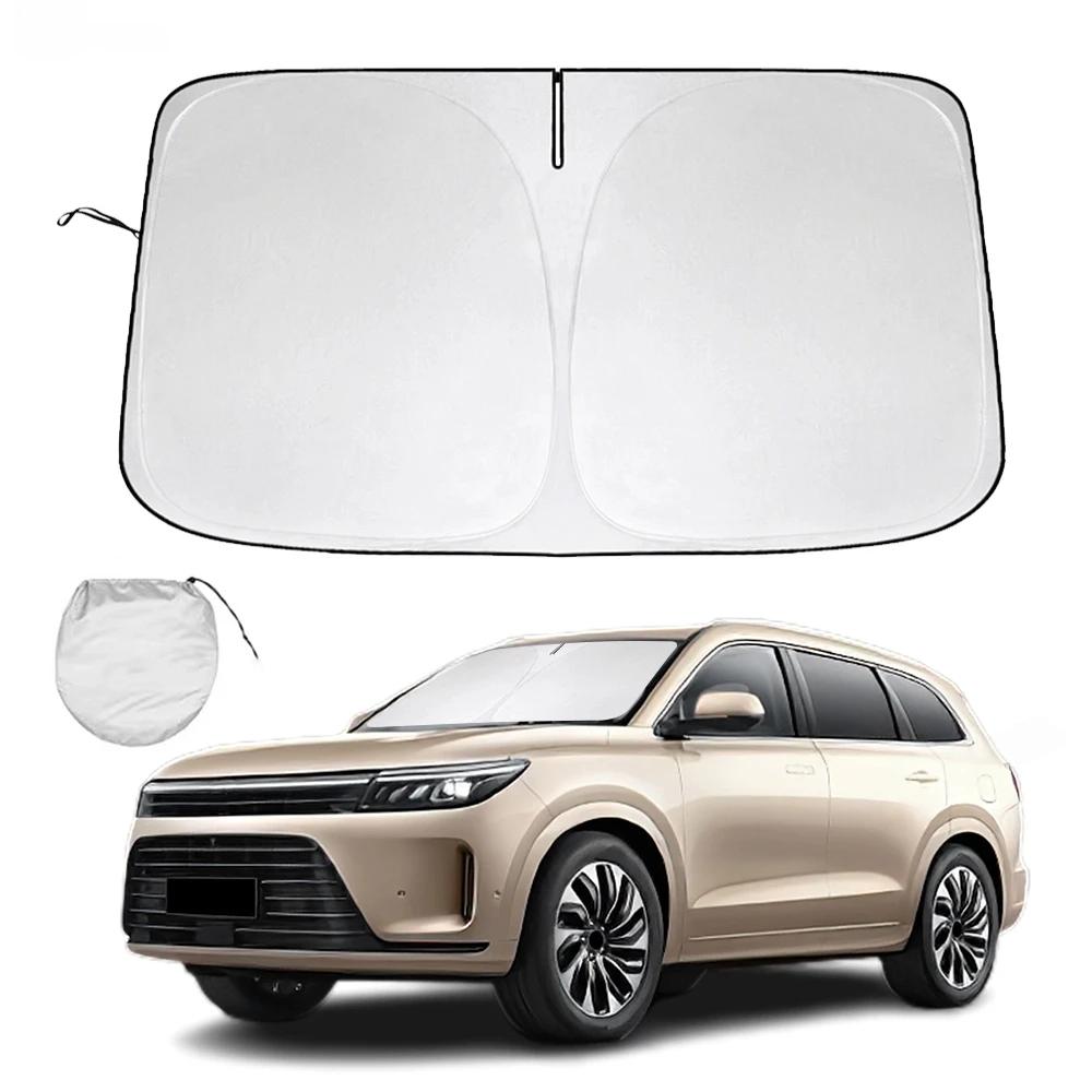 Windshield Sun Shade for Huawei AITO M7 - 2024 Sunshade Sun Visor Protector Foldable Blocks UV Rays Keep Your Car Cooler