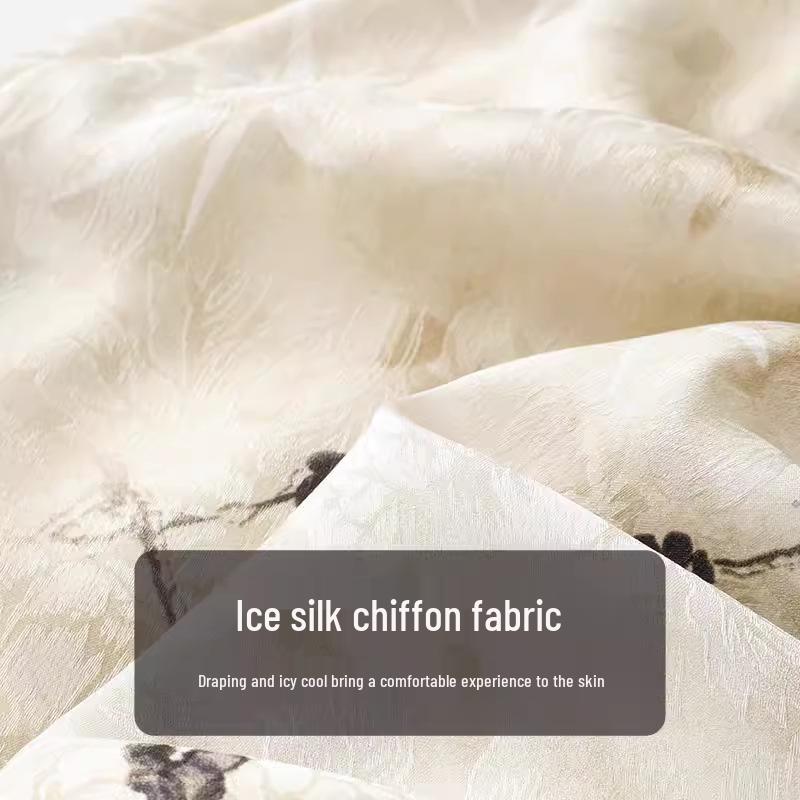 Lato 2025 Wysokiej klasy spódnica A-line w stylu chińskim