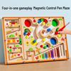 Magnetic Maze Game for Kids: Educational Toy for Ages 3-6 Enhancing Concentration with Magnetic Balls
