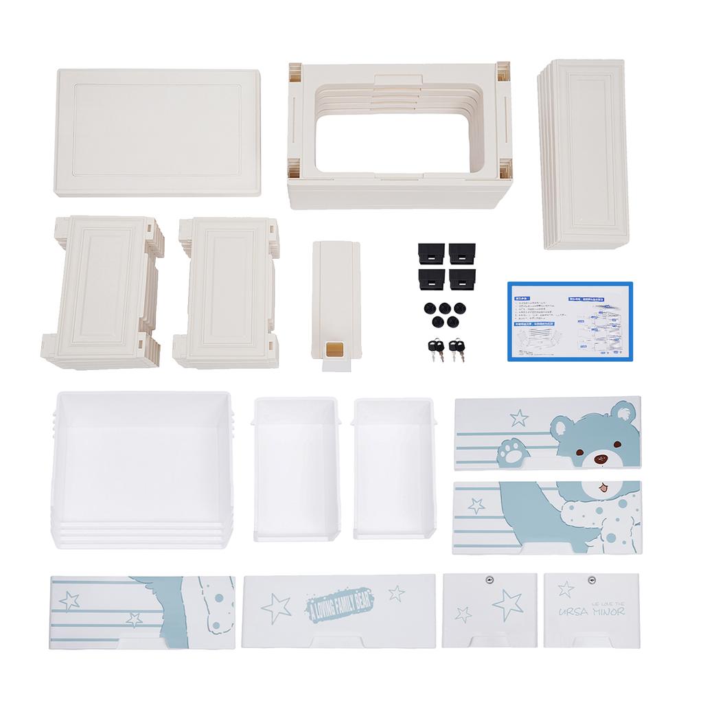 Plastic Drawers Dresser,Storage Cabinet with 6 Drawers Tall Dresser Organizer for Clothes/Playroom/Bedroom Furniture