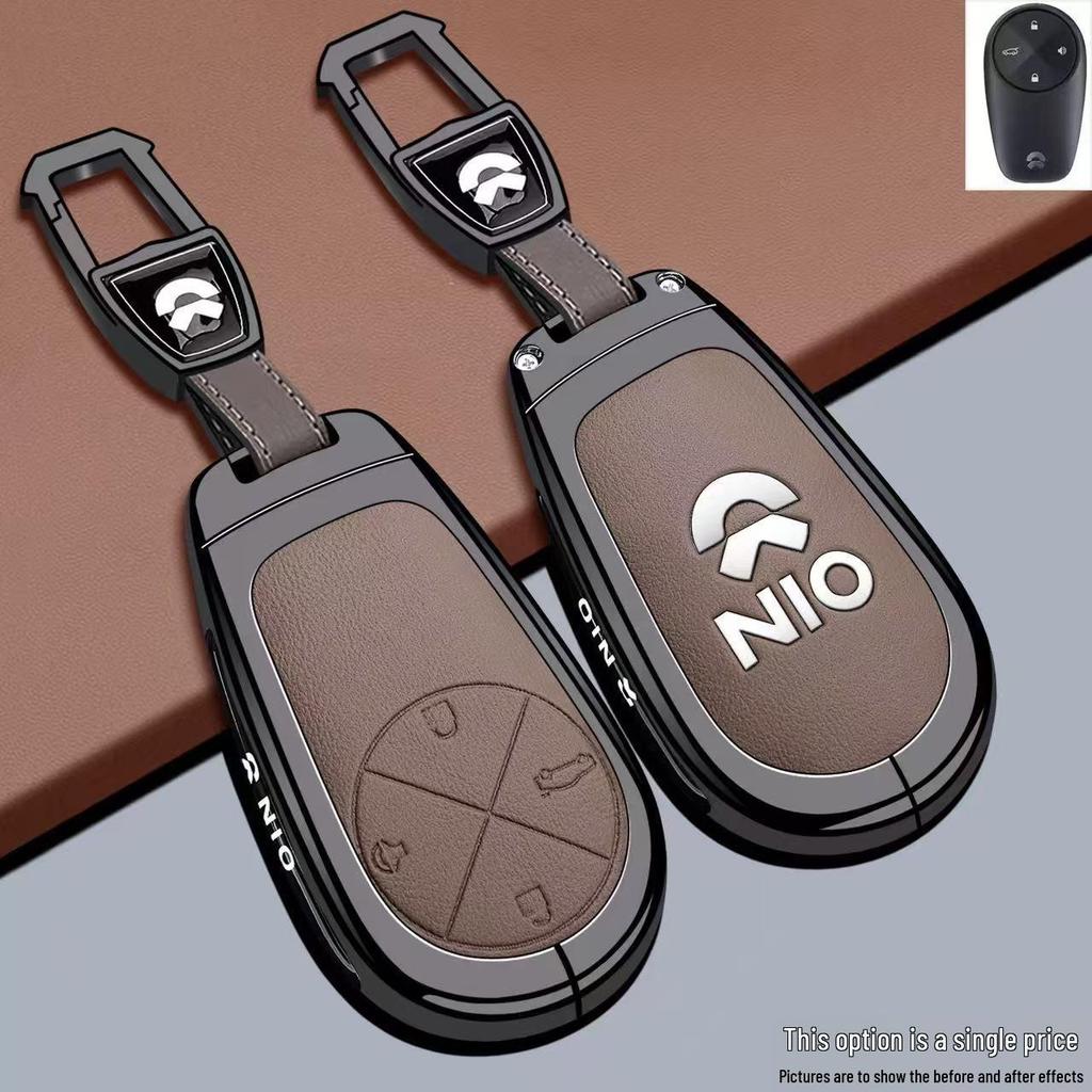 Capa de Chave Compatível para Nio ES8, Novo ET5, ET7, ET9, EC6, ES6, EC7, ES7 - Concha de Fivela de Bolsa de Carro.