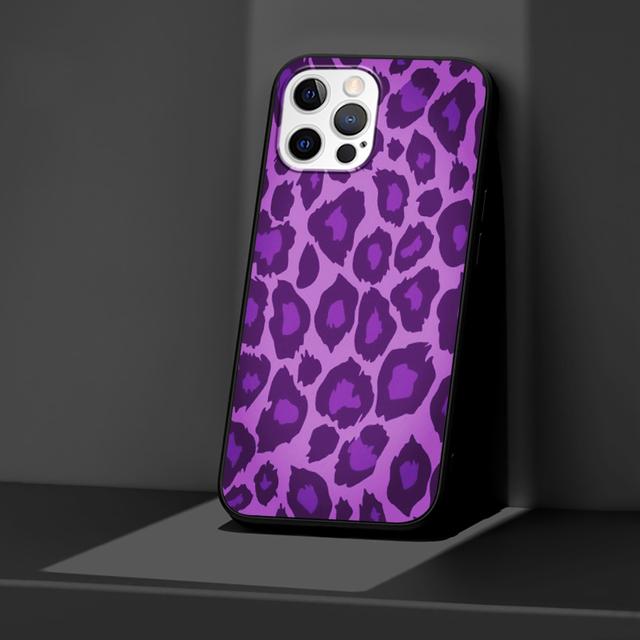 

Чехол с леопардовым принтом для Apple Iphone 14 11 13 12 Pro Max Xr 7 8 +Se 2020 Xs 6 6s Plus 5 5S модный черный силиконовый чехол для телефона iPhone SE 2020