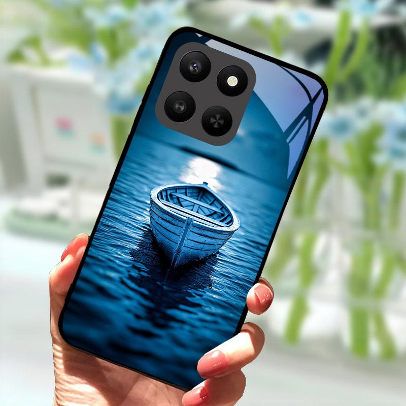 For Honor 400 Smart 5G Case Full Camera Protection Phone Cover Tempered Glass Cases For Honor 400Smart Case Shell Fundas Coque