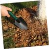 1/4pcs Non-Slip Handle Gardening Shovel Fork Rake Kit Small Hanging Hole Design Plants Shovel Metal Portable Three-tooth Harrow