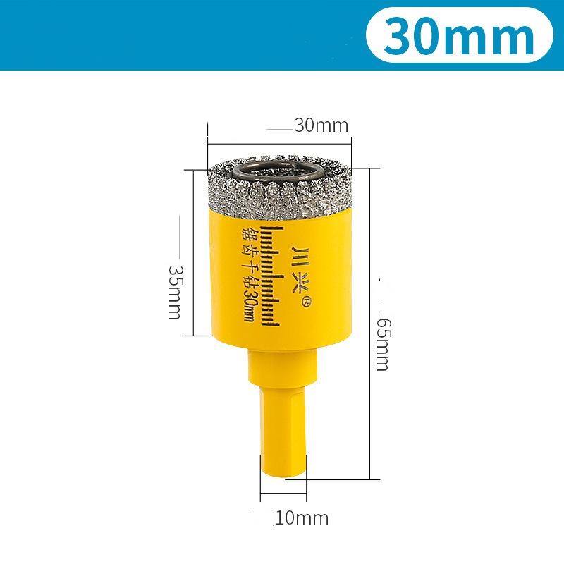 Spring-loaded Serrated Hole Opener for Ceramic Tile Rock Plate Quartz Stone Marble Material Drilling, Diamond Drill Bit